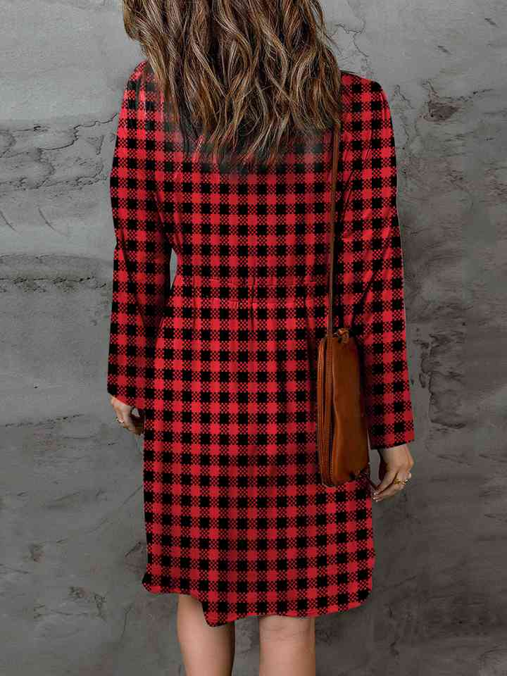 Plaid/Long Sleeve Dress