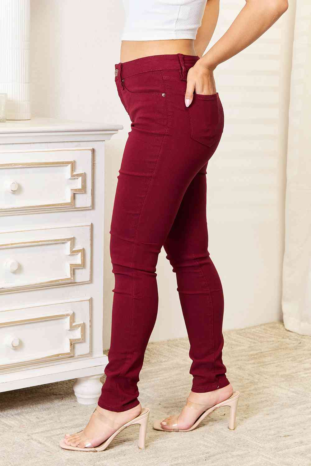 Red Skinny Jeans