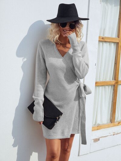 Tied style Cardigan dress